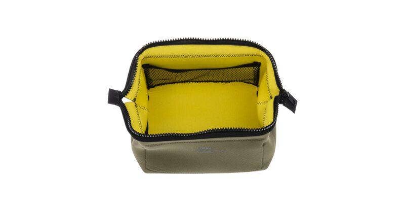 WIRED POUCH - SMALL - OLIVE & YELLOW