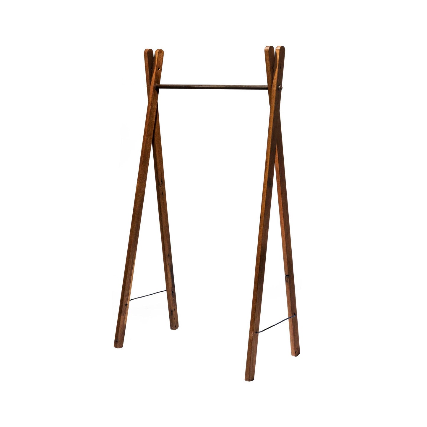 TEAK WOOD GARMENT RACK: Default title