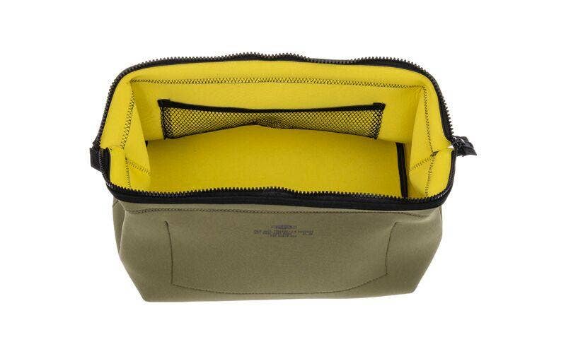 WIRED POUCH - LARGE - OLIVE & YELLOW