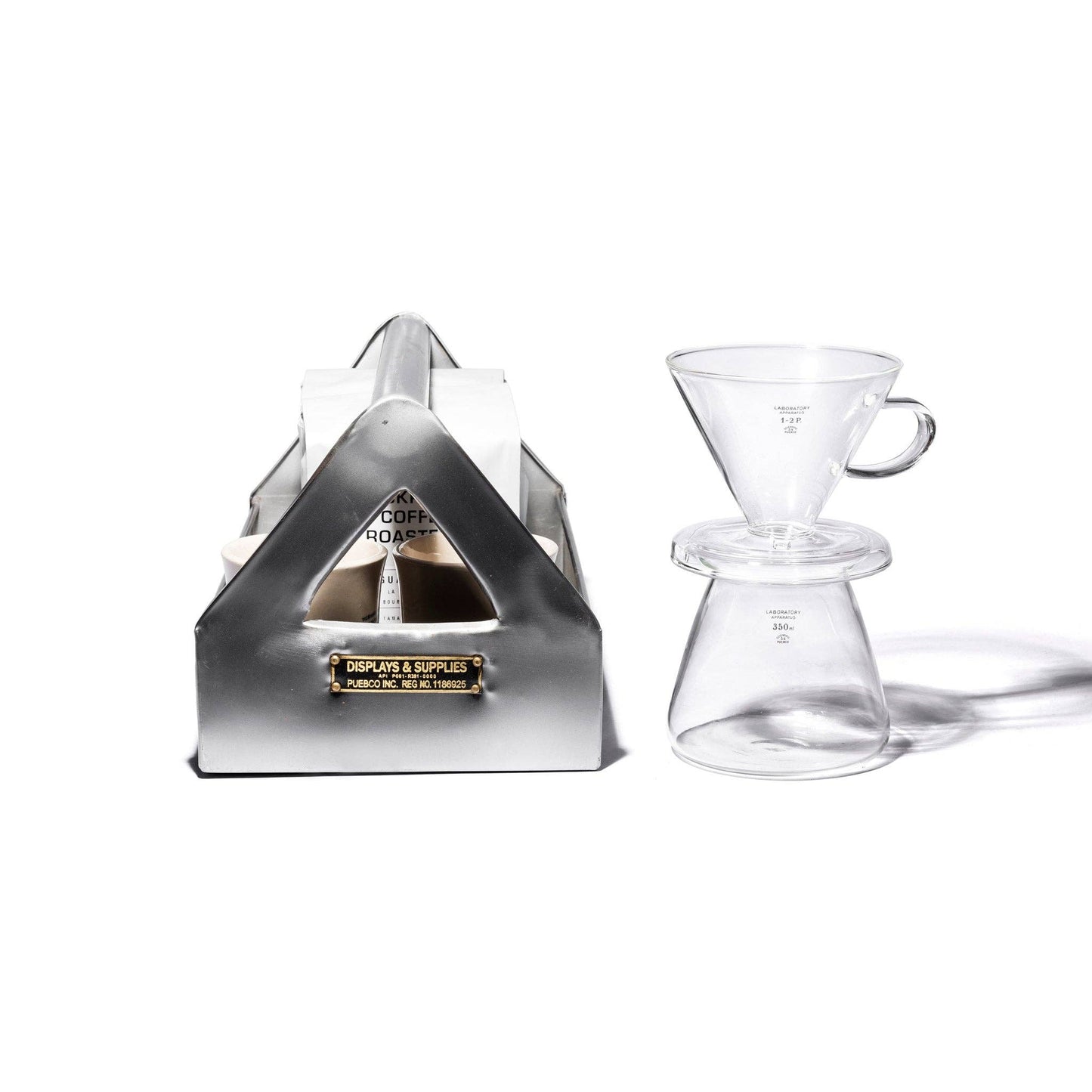 GLASS COFFEE DRIPPER SET