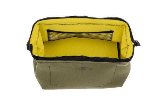 WIRED POUCH - LARGE - OLIVE & YELLOW