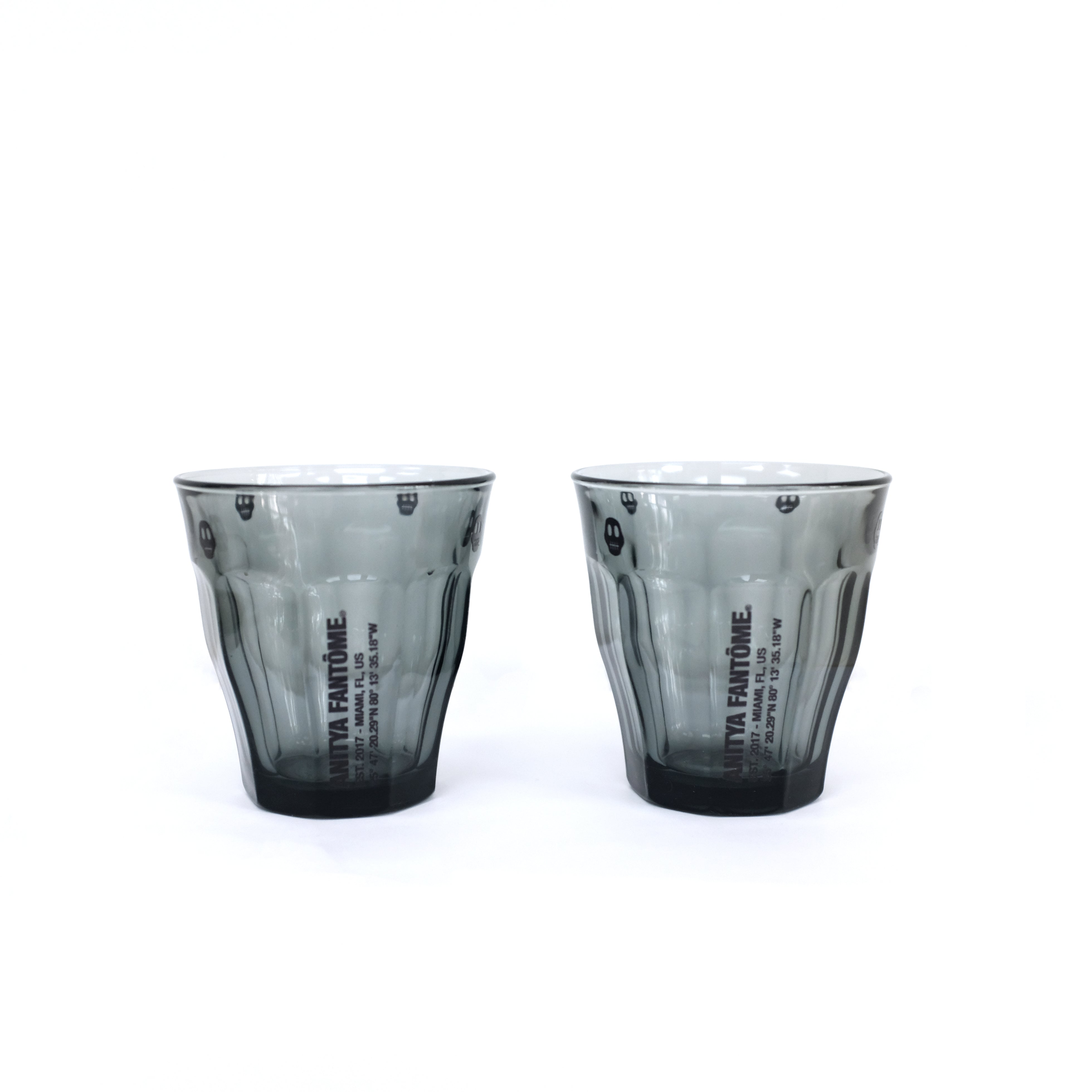 Logo Duralex Glass Set - Black – 158 Flagler Logo Duralex Glass Set - Black – 158 Flagler