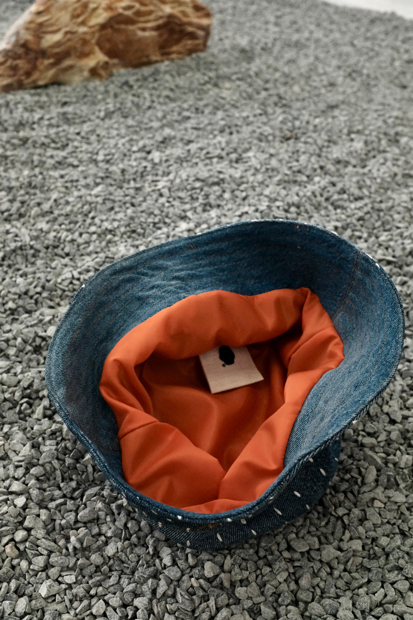 Sashiko Denim Bucket Hat