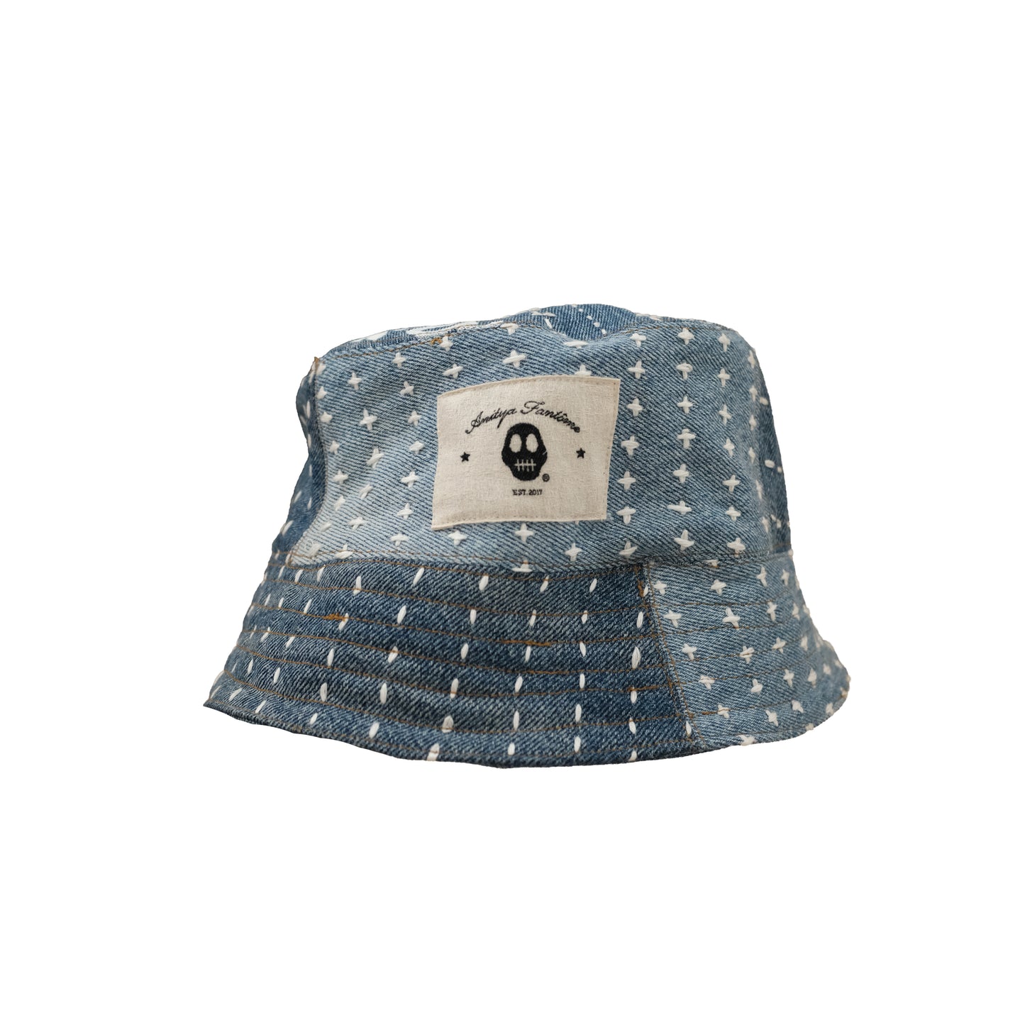 Sashiko Denim Bucket Hat
