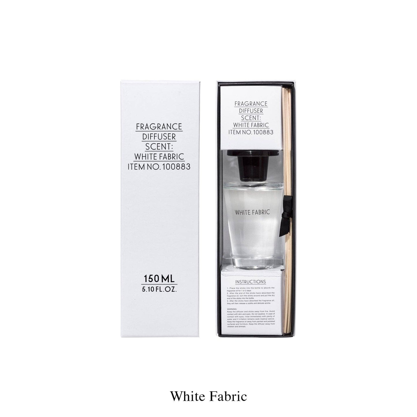 FRAGRANCE DIFFUSER: White Fabric