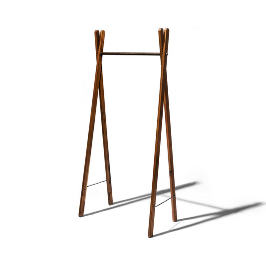 TEAK WOOD GARMENT RACK: Default title