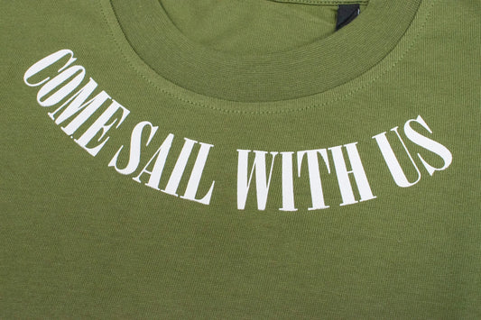 OLIVE OVERSIZED T